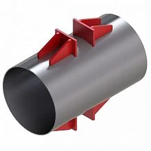 Опора неподвижная двухупорная Dн 32-1420 мм ТС-660.00.00